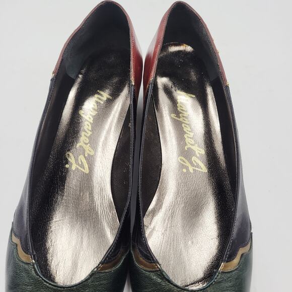 MARGARET JERROLD All Leather Shoes Made In Spain Sz 7.5 S Vintage - Picture 7 of 12